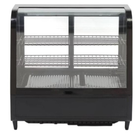 Expositor de Pastelaria - 100 l - 68 cm - Portas Traseiras de Correr