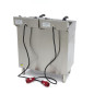 Fritadeira - 2 x 16 l - 2 Cestos - com Torneira de Drenagem e Armário - 400V